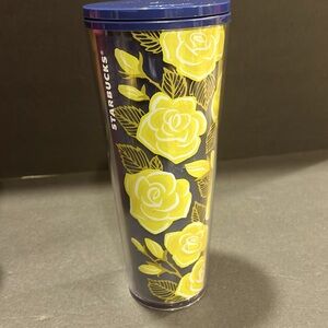 Starbucks yellow rose of Texas Tumbler 24 ounce